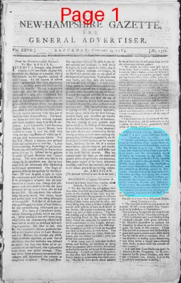 Page thumbnail for The New Hampshire Gazette And General Advertiser