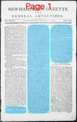 Page thumbnail for The New Hampshire Gazette And General Advertiser