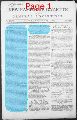 Page thumbnail for The New Hampshire Gazette And General Advertiser