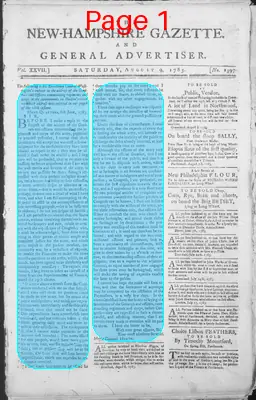 Page thumbnail for The New Hampshire Gazette And General Advertiser