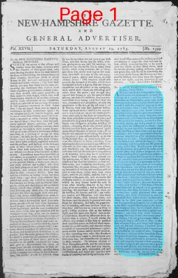 Page thumbnail for The New Hampshire Gazette And General Advertiser