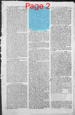 Page thumbnail for The New Hampshire Gazette And General Advertiser