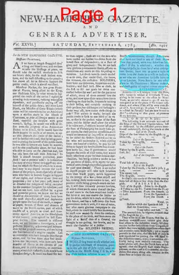 Page thumbnail for The New Hampshire Gazette And General Advertiser