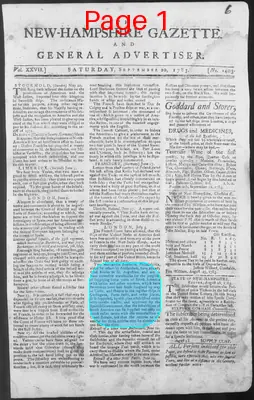 Page thumbnail for The New Hampshire Gazette And General Advertiser