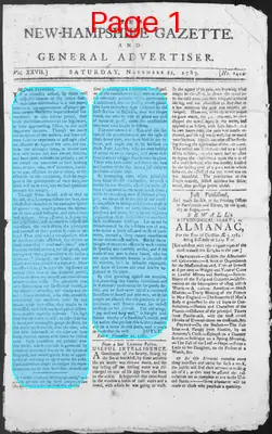 Page thumbnail for The New Hampshire Gazette And General Advertiser