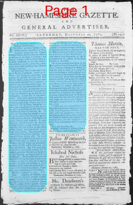 Page thumbnail for The New Hampshire Gazette And General Advertiser