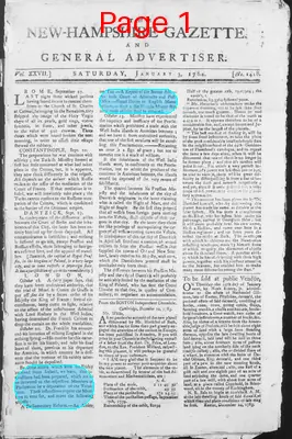 Page thumbnail for The New Hampshire Gazette And General Advertiser