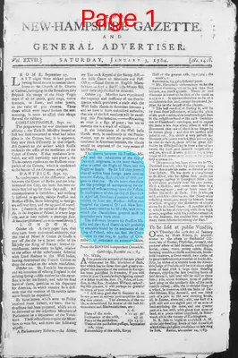 Page thumbnail for The New Hampshire Gazette And General Advertiser