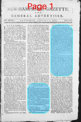 Page thumbnail for The New Hampshire Gazette And General Advertiser
