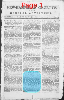 Page thumbnail for The New Hampshire Gazette And General Advertiser