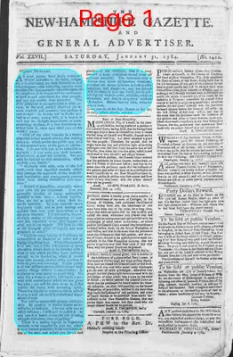 Page thumbnail for The New Hampshire Gazette And General Advertiser