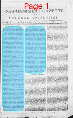 Page thumbnail for The New Hampshire Gazette And General Advertiser