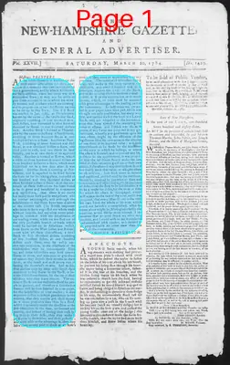 Page thumbnail for The New Hampshire Gazette And General Advertiser