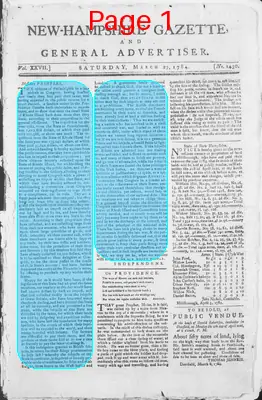 Page thumbnail for The New Hampshire Gazette And General Advertiser