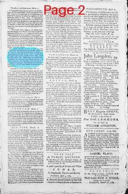 Page thumbnail for The New Hampshire Gazette And General Advertiser