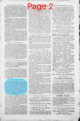 Page thumbnail for The New Hampshire Gazette And General Advertiser