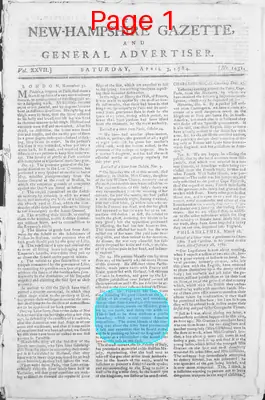 Page thumbnail for The New Hampshire Gazette And General Advertiser