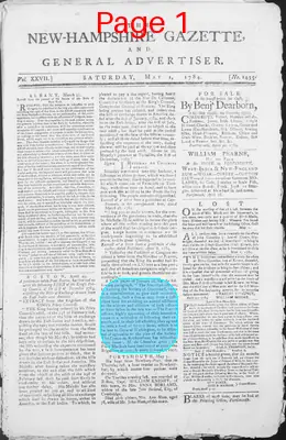 Page thumbnail for The New Hampshire Gazette And General Advertiser