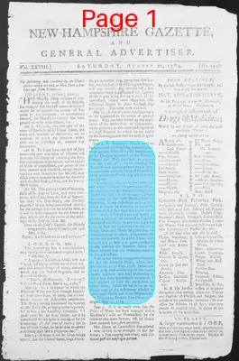 Page thumbnail for The New Hampshire Gazette And General Advertiser
