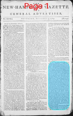 Page thumbnail for The New Hampshire Gazette And General Advertiser