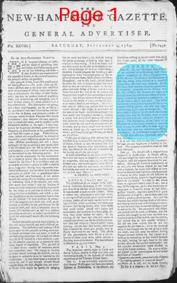 Page thumbnail for The New Hampshire Gazette And General Advertiser