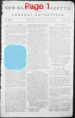 Page thumbnail for The New Hampshire Gazette And General Advertiser
