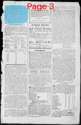 Page thumbnail for Fowle's New Hampshire Gazette And General Advertiser