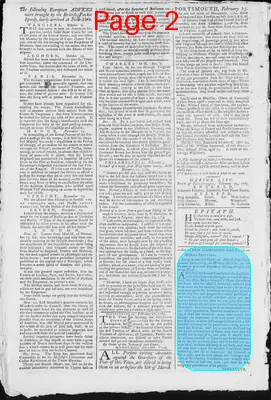 Page thumbnail for Fowle's New Hampshire Gazette And General Advertiser
