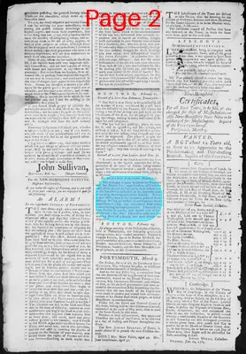 Page thumbnail for Fowle's New Hampshire Gazette And General Advertiser