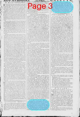 Page thumbnail for Fowle's New Hampshire Gazette And General Advertiser