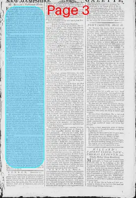 Page thumbnail for Fowle's New Hampshire Gazette And General Advertiser