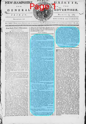 Page thumbnail for Fowle's New Hampshire Gazette And General Advertiser