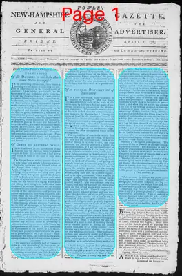 Page thumbnail for Fowle's New Hampshire Gazette And General Advertiser