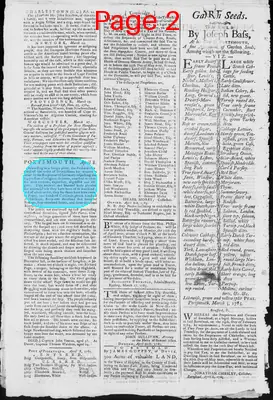 Page thumbnail for Fowle's New Hampshire Gazette And General Advertiser