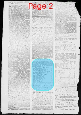 Page thumbnail for Fowle's New Hampshire Gazette And General Advertiser