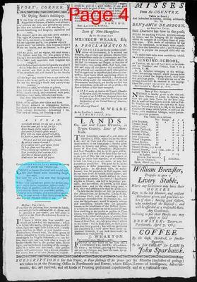Page thumbnail for Fowle's New Hampshire Gazette And General Advertiser