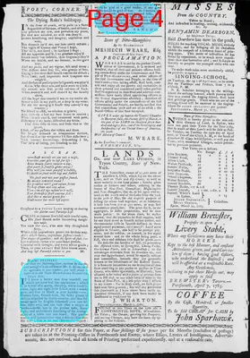 Page thumbnail for Fowle's New Hampshire Gazette And General Advertiser