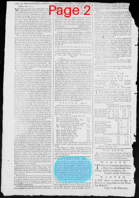 Page thumbnail for Fowle's New Hampshire Gazette And General Advertiser