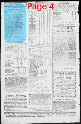 Page thumbnail for Fowle's New Hampshire Gazette And General Advertiser