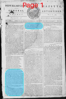 Page thumbnail for Fowle's New Hampshire Gazette And General Advertiser