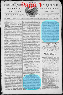 Page thumbnail for Fowle's New Hampshire Gazette And General Advertiser