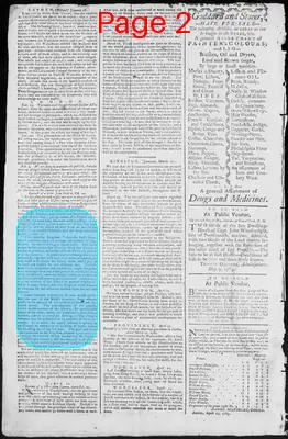 Page thumbnail for Fowle's New Hampshire Gazette And General Advertiser