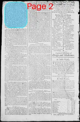 Page thumbnail for Fowle's New Hampshire Gazette And General Advertiser