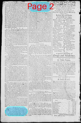 Page thumbnail for Fowle's New Hampshire Gazette And General Advertiser