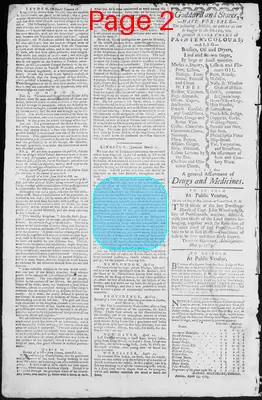 Page thumbnail for Fowle's New Hampshire Gazette And General Advertiser