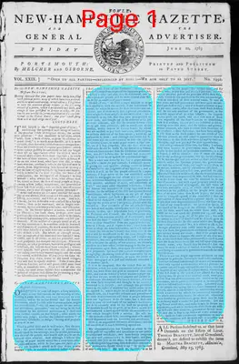Page thumbnail for Fowle's New Hampshire Gazette And General Advertiser