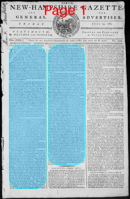 Page thumbnail for Fowle's New Hampshire Gazette And General Advertiser