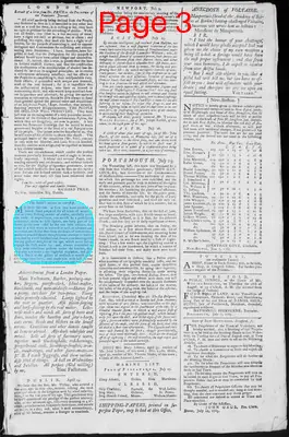 Page thumbnail for Fowle's New Hampshire Gazette And General Advertiser