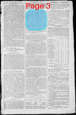 Page thumbnail for Fowle's New Hampshire Gazette And General Advertiser