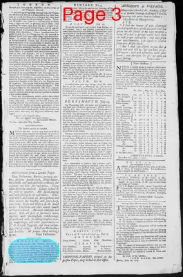 Page thumbnail for Fowle's New Hampshire Gazette And General Advertiser